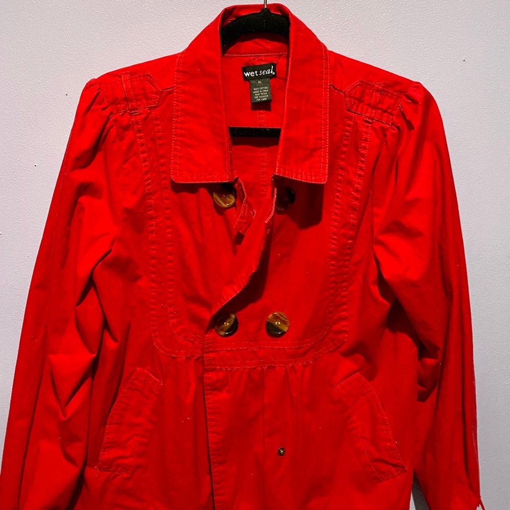 Women’s Red light coat/ jacket